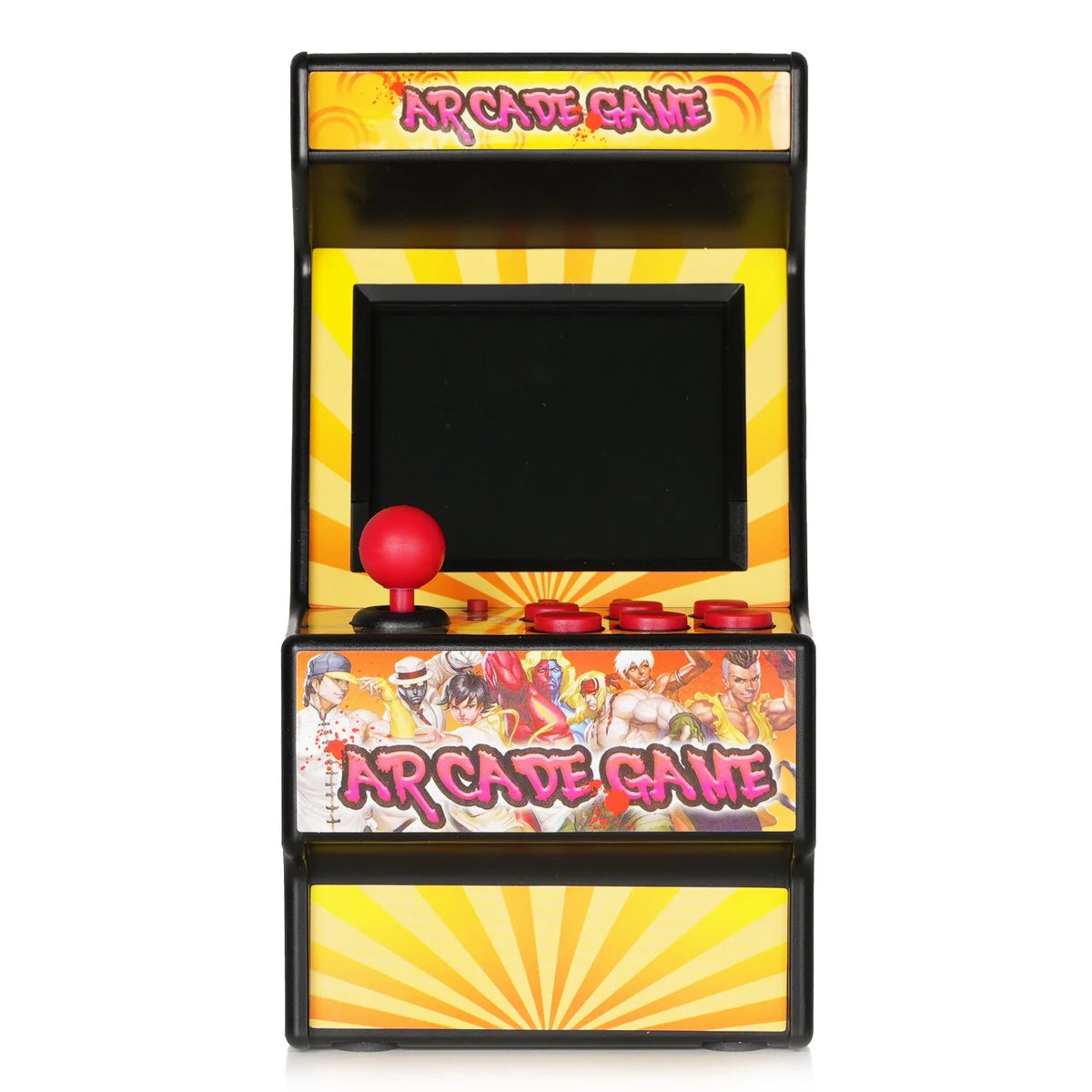 Retro Mini Arcade Machine Handheld Game Console with 156 Classic Video Games 2.8 Inch Color Display Orange E52413