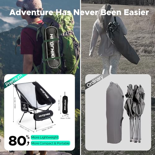 Compact Ultralight Camping Chair with Carry Bag B4120