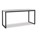 63 in. Faux Concrete Melamine Top Home Office Desk Y1991