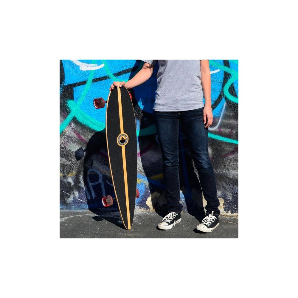 Black Digital Wave Longboard Complete W384