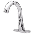Polished Chrome Gooseneck Bathroom Faucet Q524