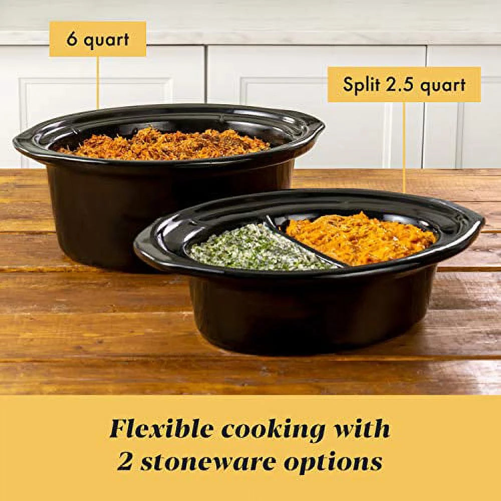 6-Quart Programmable Slow Cooker, Stainless Steel N6235