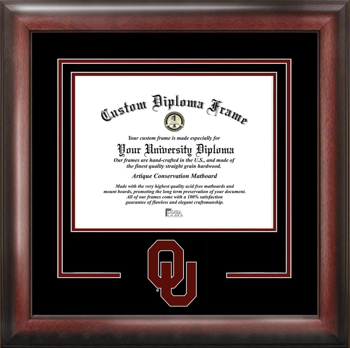 Mahogany Spirit Diploma Frame P701422