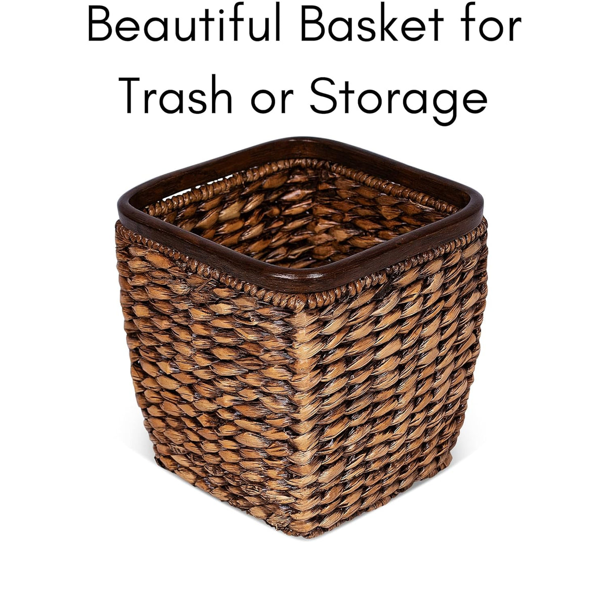 Seagrass Woven Wastebasket B846596