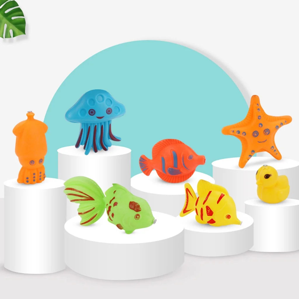 Magnetic Fishing Toys Plastic Fish Rod Set R47118