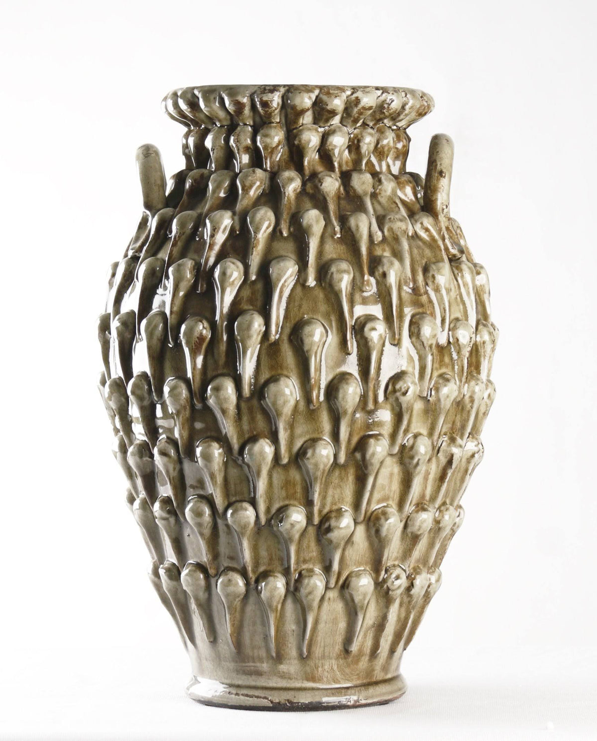 Grey Distressed Vase V51057