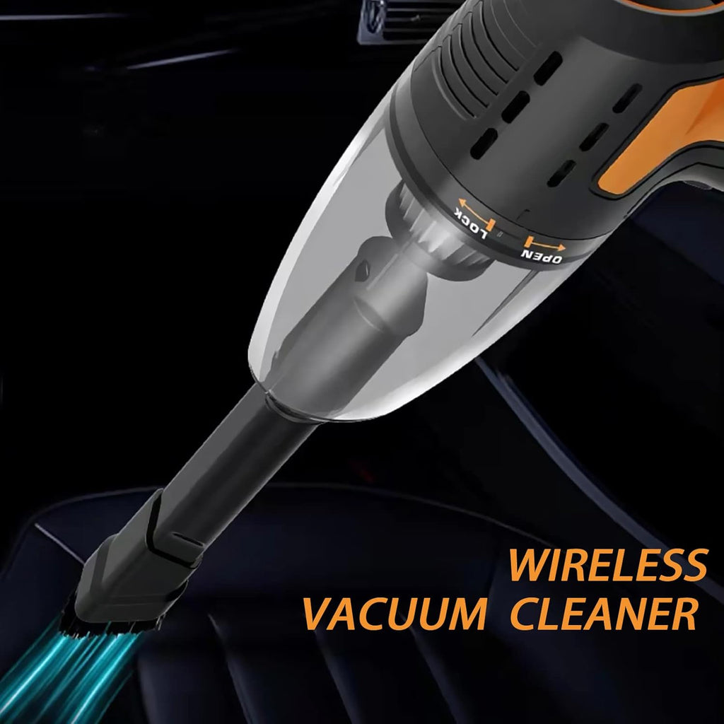 Cordless Rechargeable Handheld Car Vacuum Cleaner Tire Inflator Pack of 2 V4688