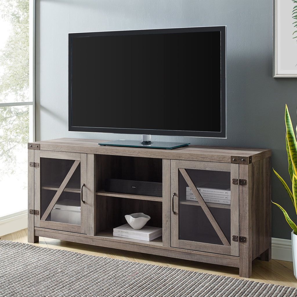Glass Door TV Stand K48956