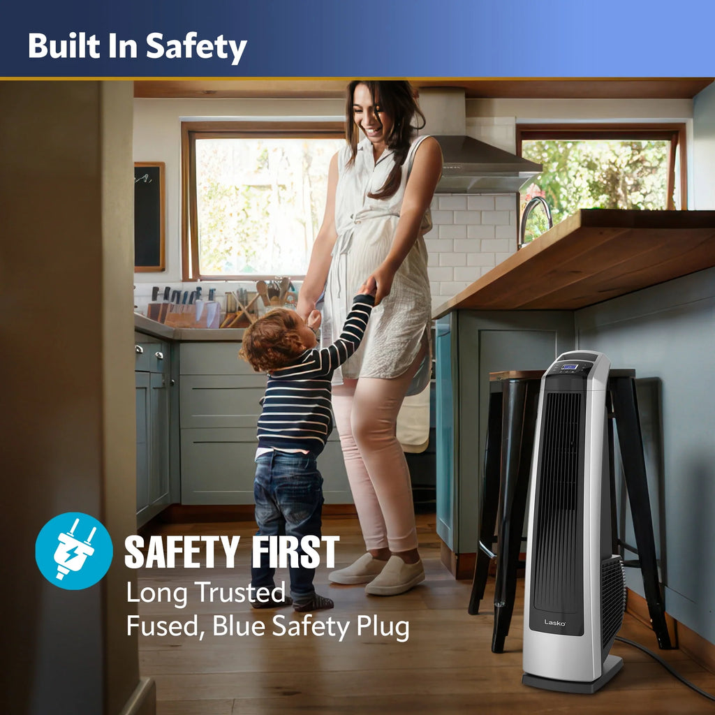 High Velocity Oscillating Tower Fan with Remote Control O799