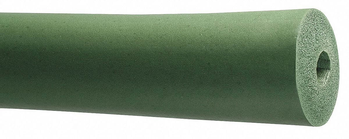 NBR Pipe Insulation, 1 in. ID, 6 ft. O72526