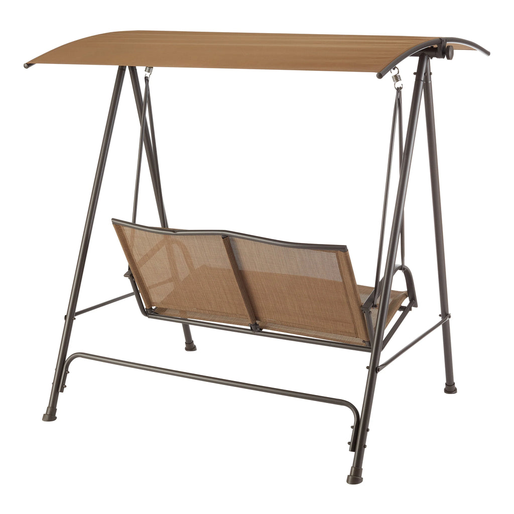2-Seat Steel Canopy Porch Swing L50357