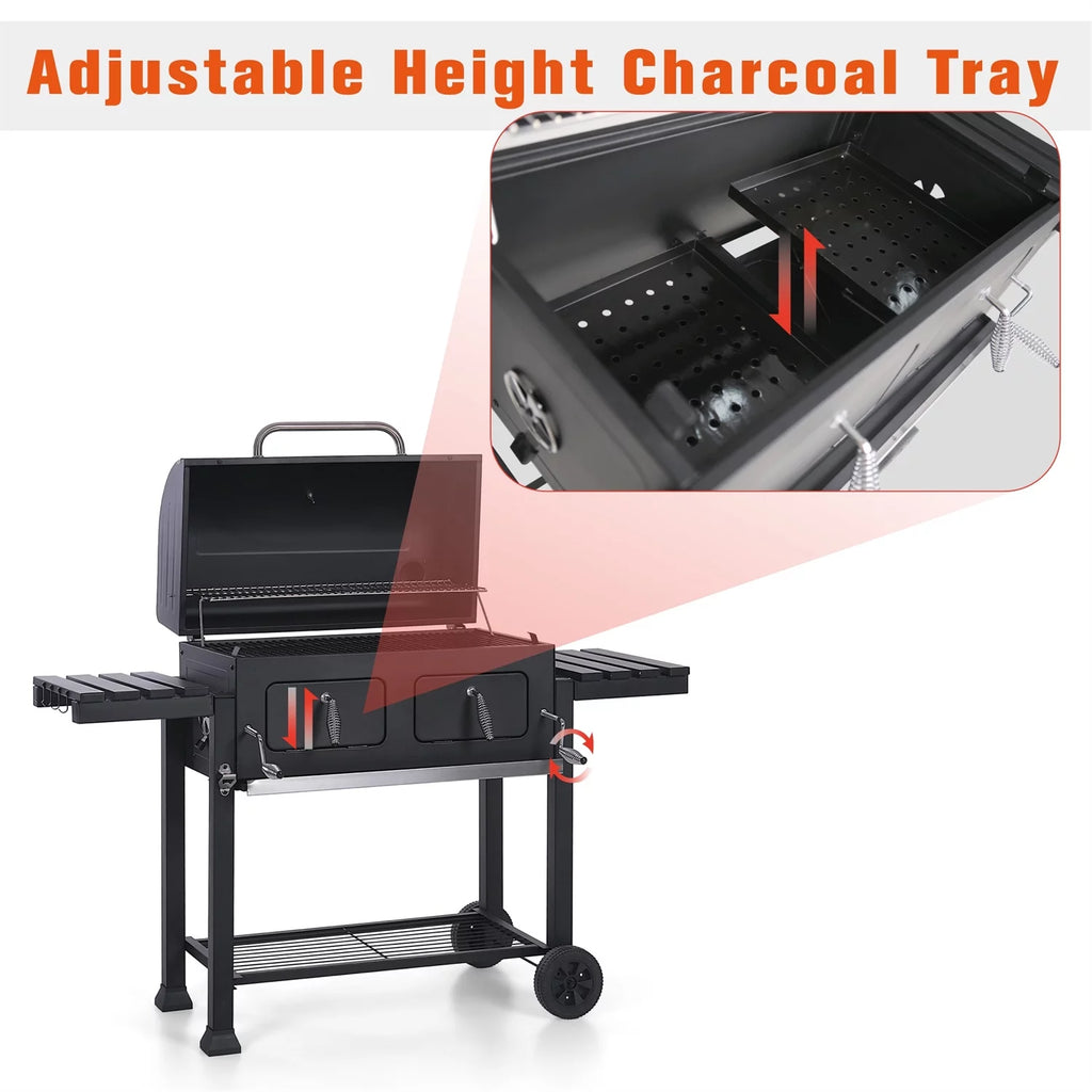 Charcoal Grill Extra Large Portable BBQ Grill L165462