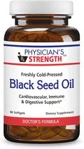 Black Seed Oil Gelcaps 90 Softgels Cold Pressed Non-GMO K79960