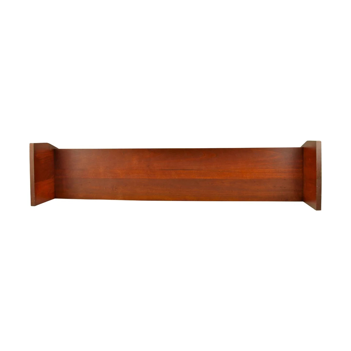 Cherry Stain Hardwood Computer Desk Shelf I23709