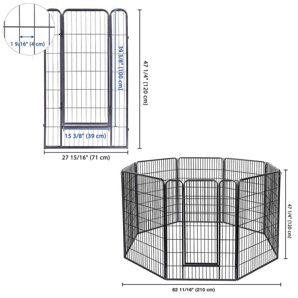 Extra Large Dog Exercise Fence Panel V227361