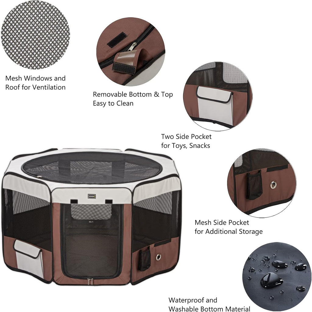 Portable Dog Playpen with Carrying Case I2642