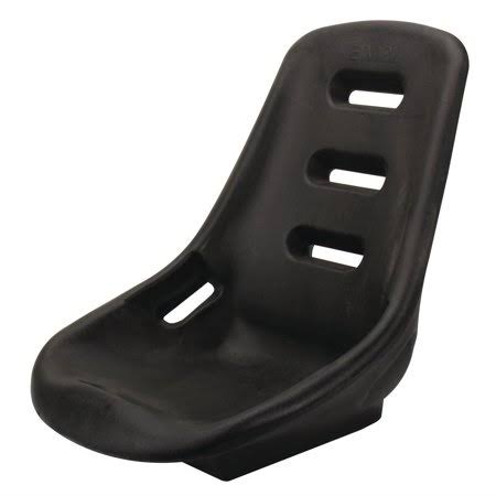 Black Poly Low Back Bucket Seat G18085