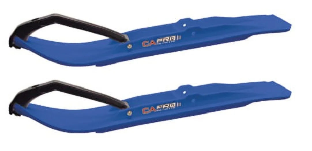 Blue XT Snowmobile Skis with 4.5" Shaper Bars Complete Kit V38016