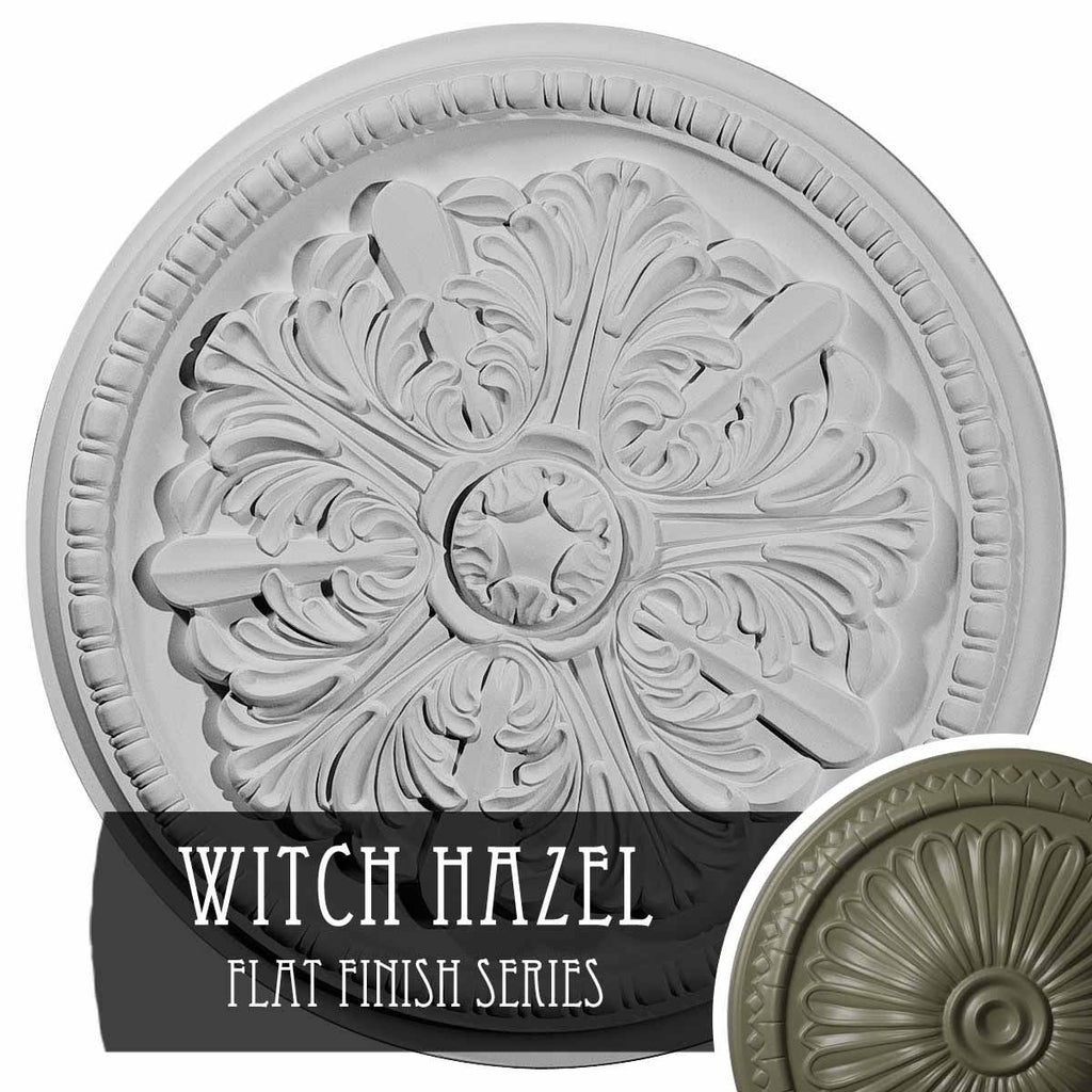 Swindon Ceiling Medallion, Hand-Painted Witch Hazel X301