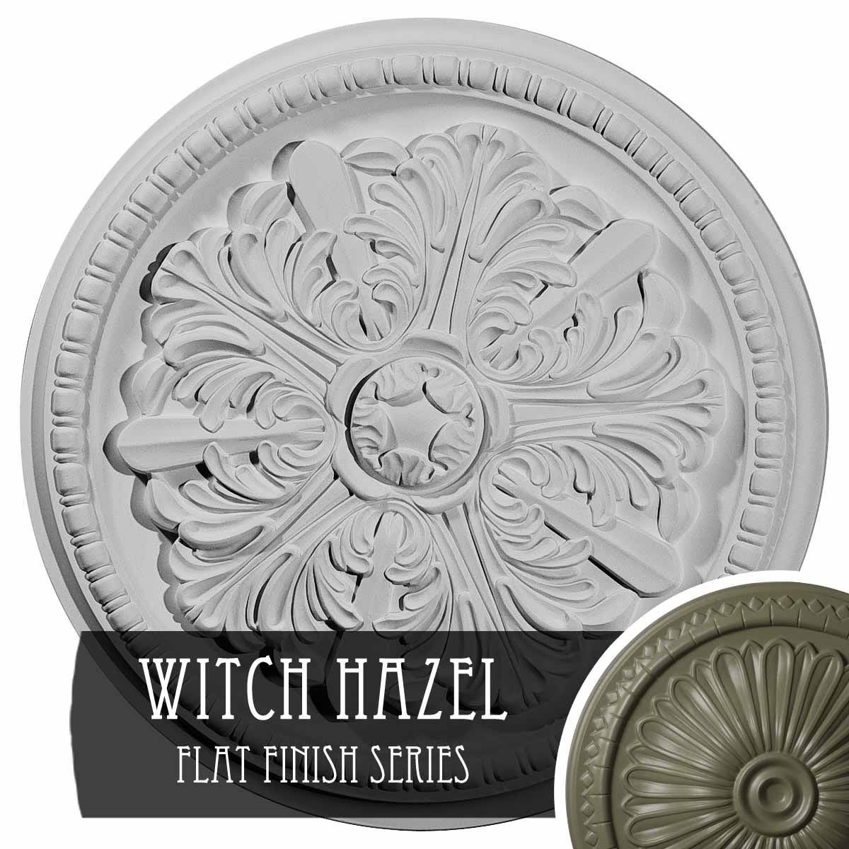 Swindon Ceiling Medallion, Hand-Painted Witch Hazel X301