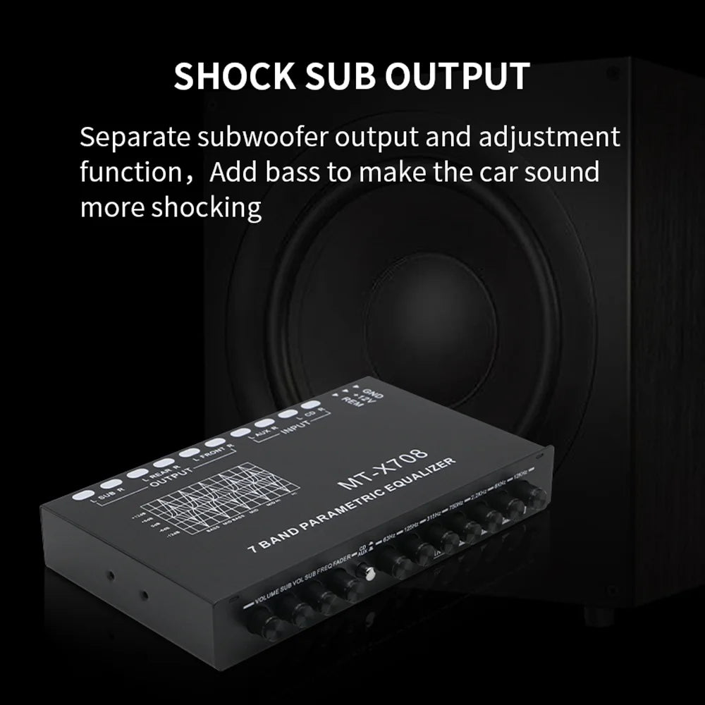 7 Band Car Audio Equalizer O646