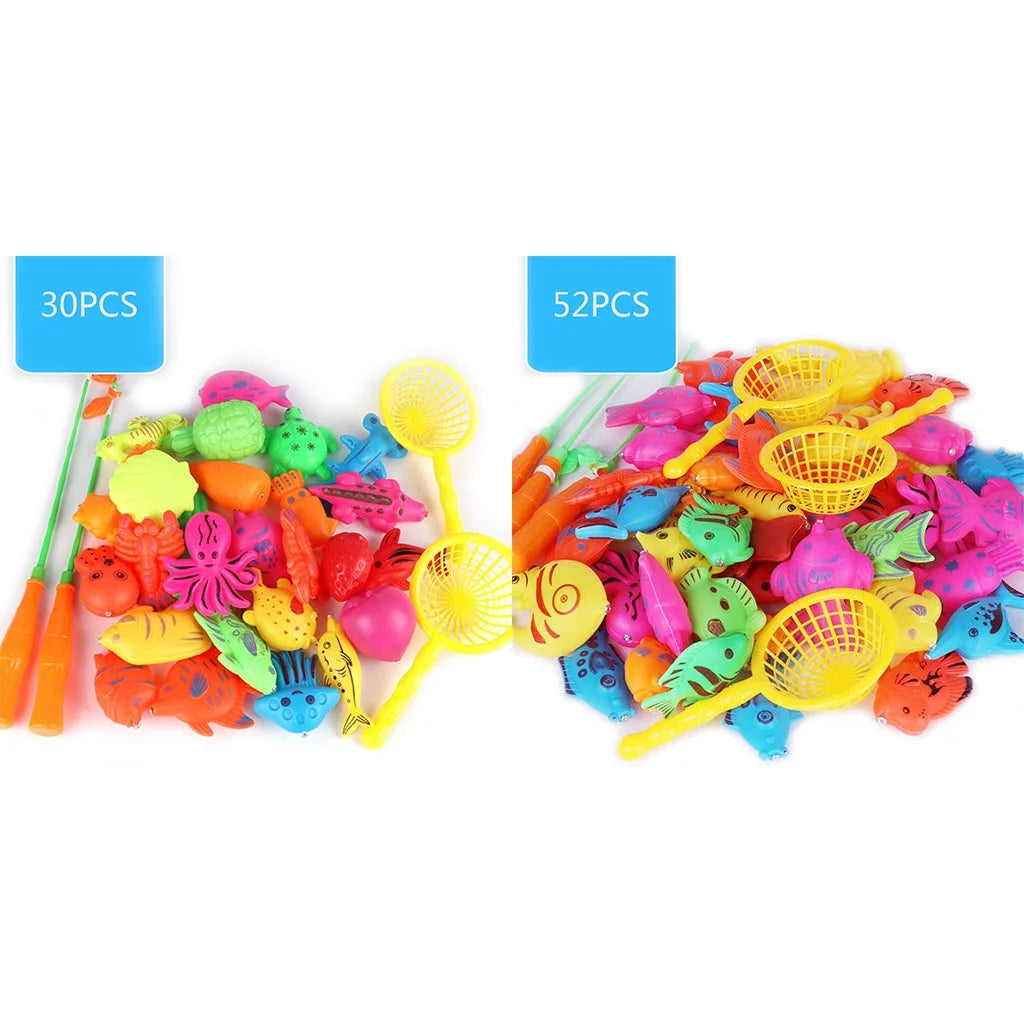 Magnetic Fishing Toys Plastic Fish Rod Set R47118