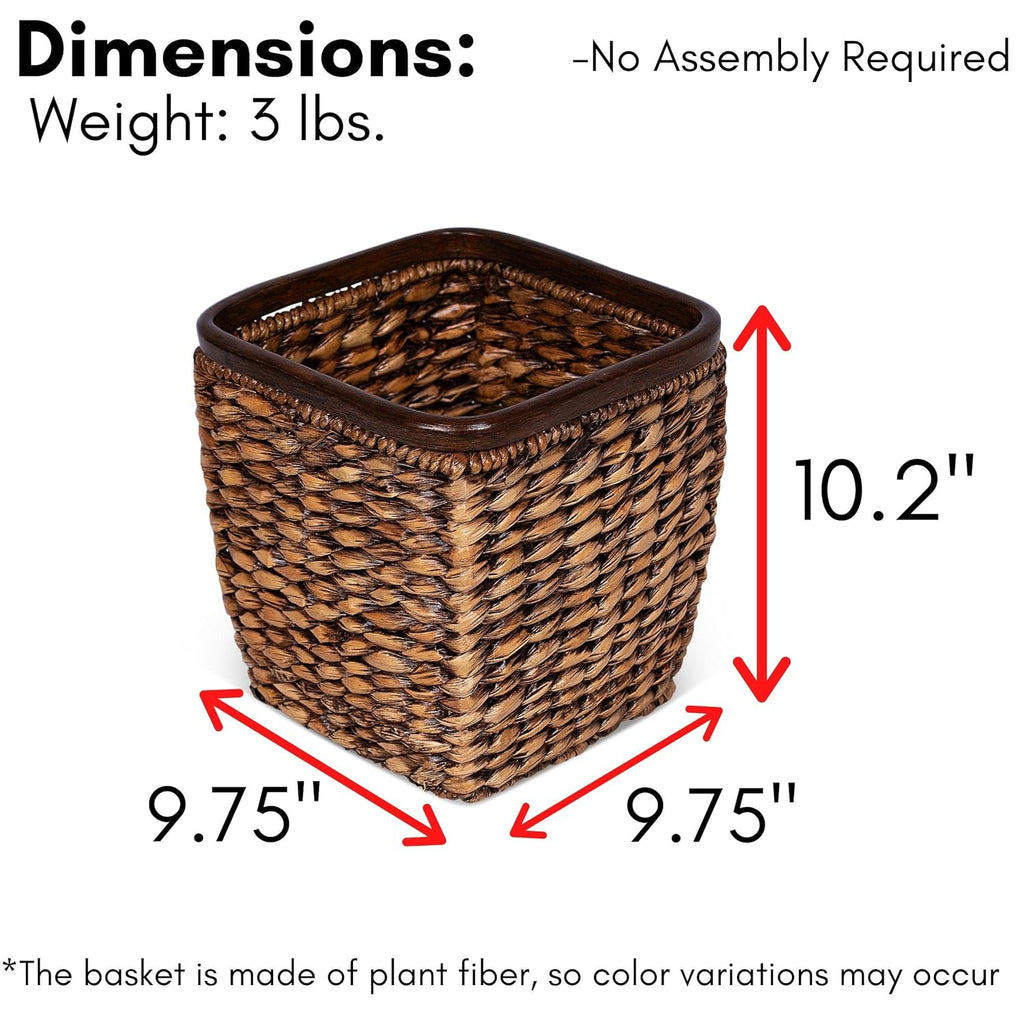 Seagrass Woven Wastebasket B846596