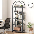 5 Tier Tall Wood Bookcase Z87247