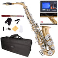 Eb Alto Saxophone with Tuner, Case, Mouthpiece, 10 Reeds A805520