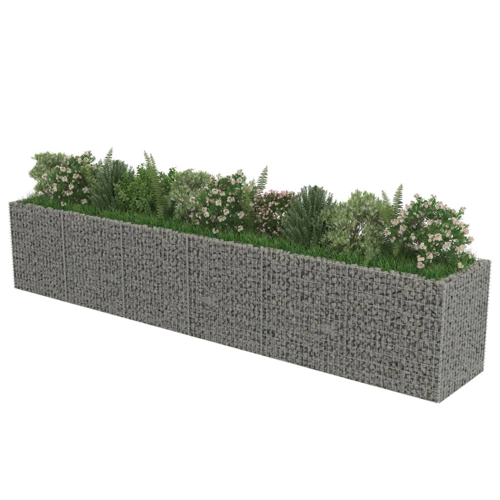 Gabion Raised Bed Galvanised Steel A52996