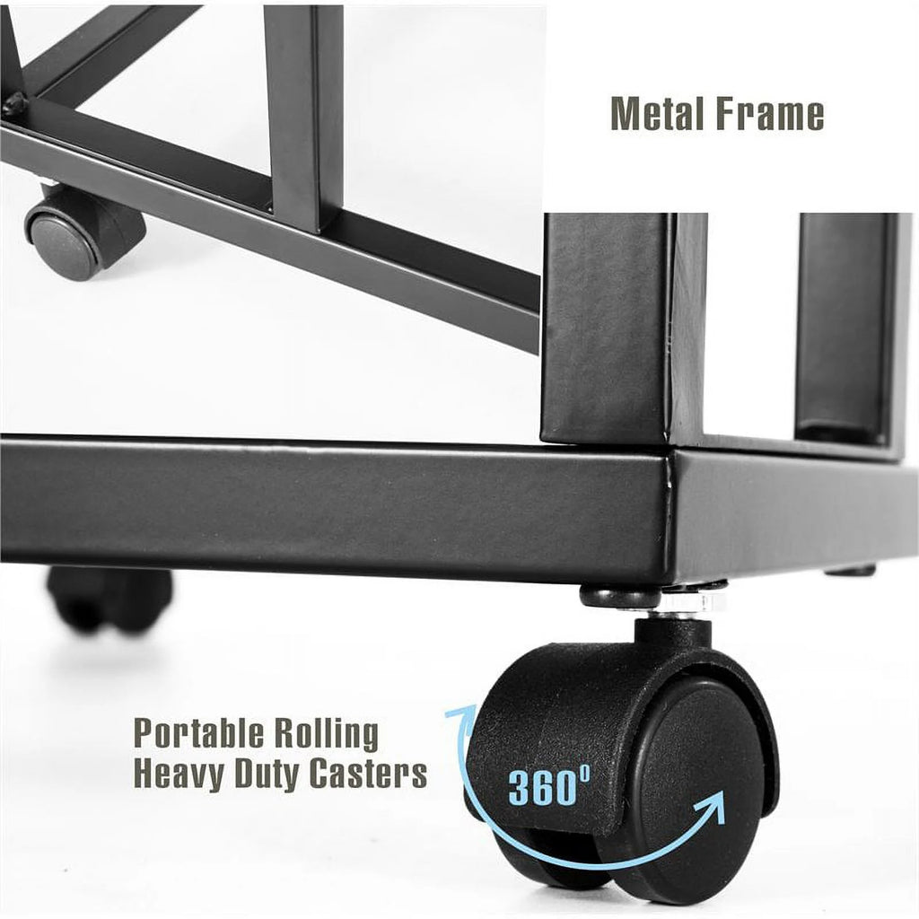 Modern Wood End C Table with Magazine Holder H75534