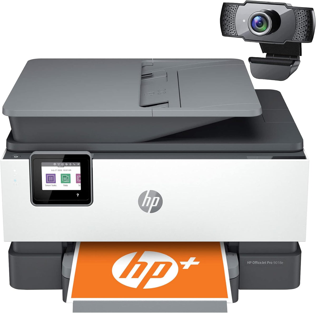 HP OfficeJet Pro All-in-One Wireless Color Inkjet Printer, Gray X5474