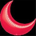 Red Flat Foil Balloon S87549