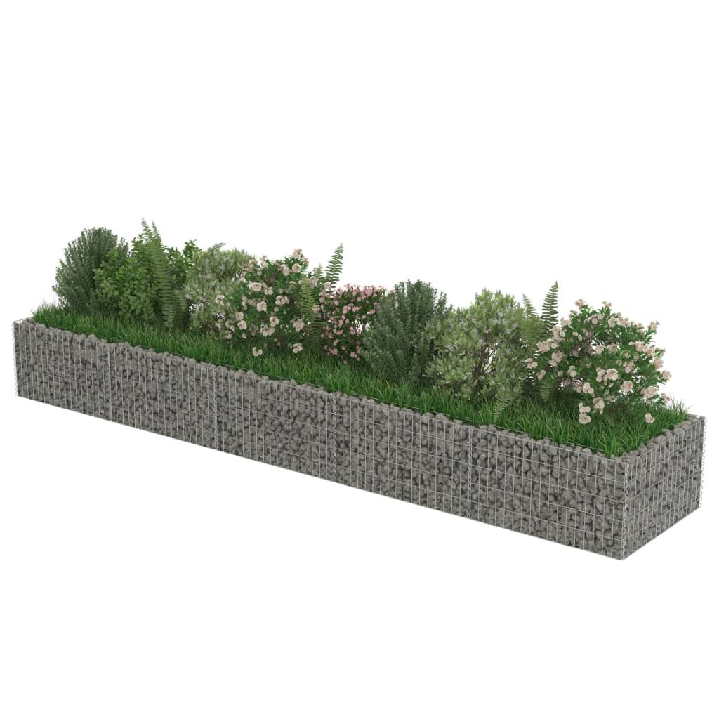 Gabion Raised Bed Galvanised Steel A52996