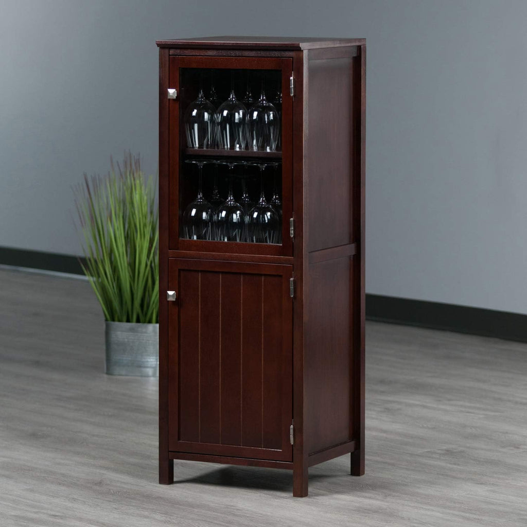 Walnut Cabinet/Cupboard, 47.44 H Z388673