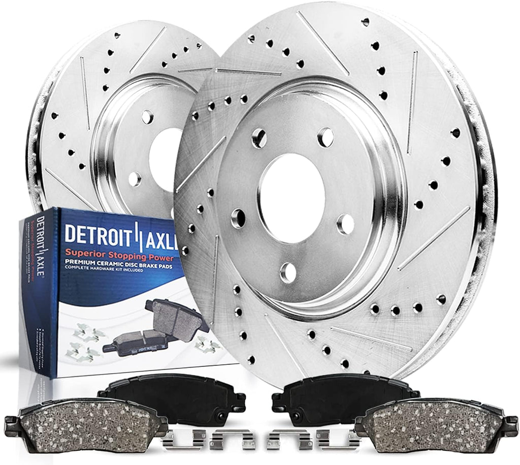 Drilled & Slotted Front Brake Kit Rotors & Pads K908001