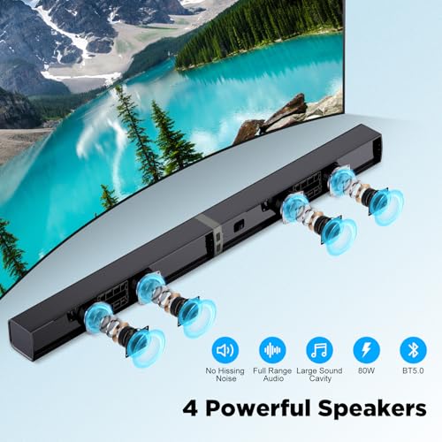 80W Bluetooth Soundbar T482020