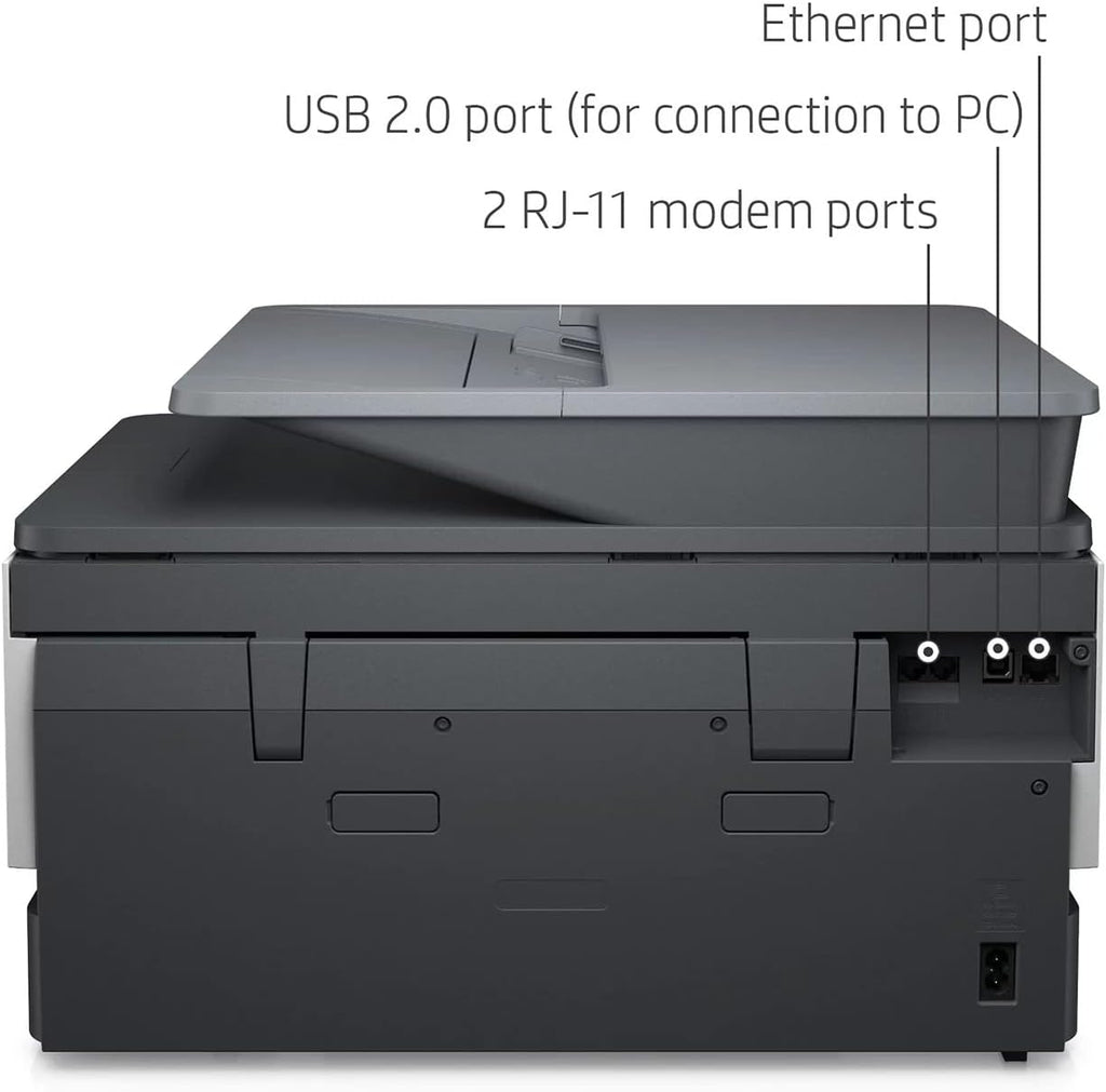 HP OfficeJet Pro All-in-One Wireless Color Inkjet Printer, Gray X5474