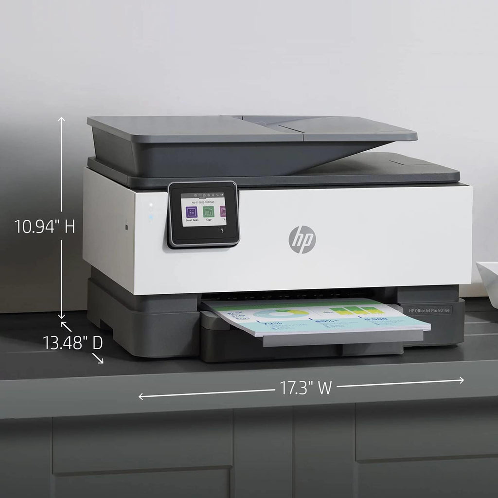 HP OfficeJet Pro All-in-One Wireless Color Inkjet Printer, Gray X5474