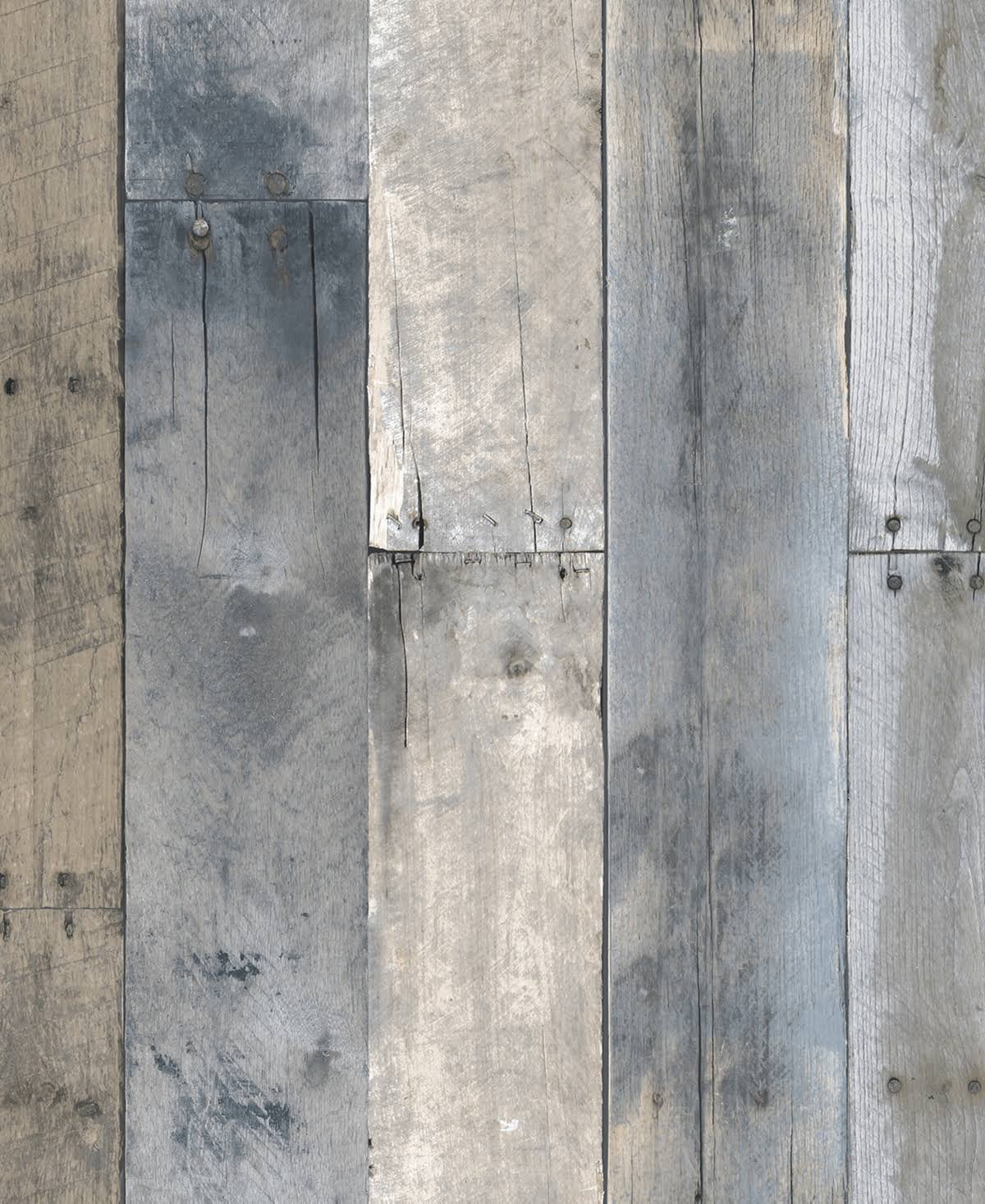 Repurposed Wood Weathered Peel and Stick Wallpaper X53299