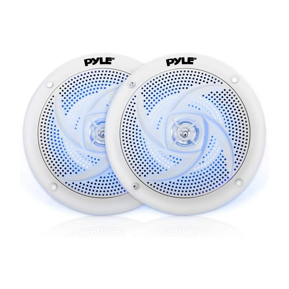 5.25 Inch Waterproof Marine Speakers, White (2 Pack) Y3642