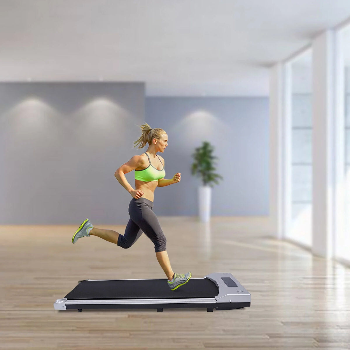 Electric Walking Treadmill with LCD Display W77723