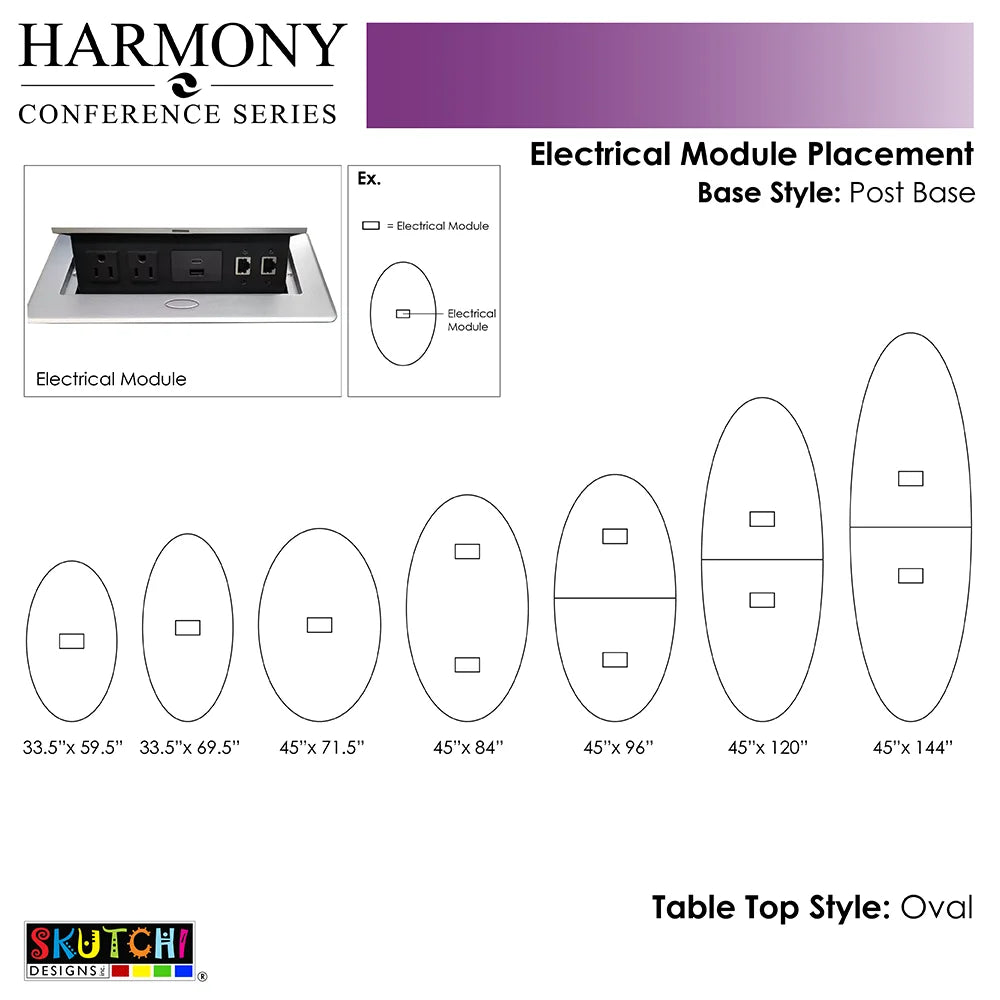 Conference Table with Power and Data Z58934