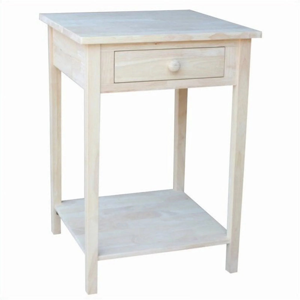 Unfinished 1-Drawer Bedside Table I98983