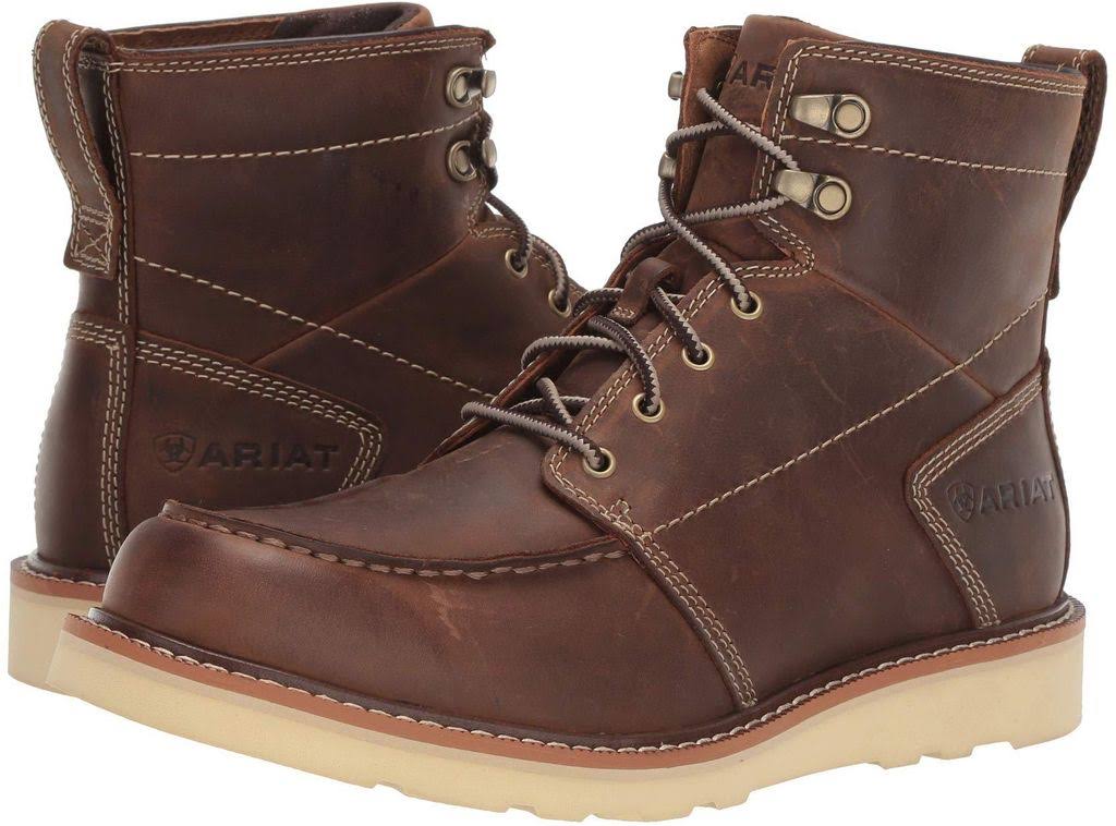 Brown Lace Work Boots M7761