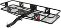 Hitch Mount Cargo Carrier 60x20x6 Folding Shank 2 Receiver 500 lbs Capacity G278897