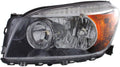 Headlight Assembly 2006 2007 2008 Driver Side Black Housing D3661