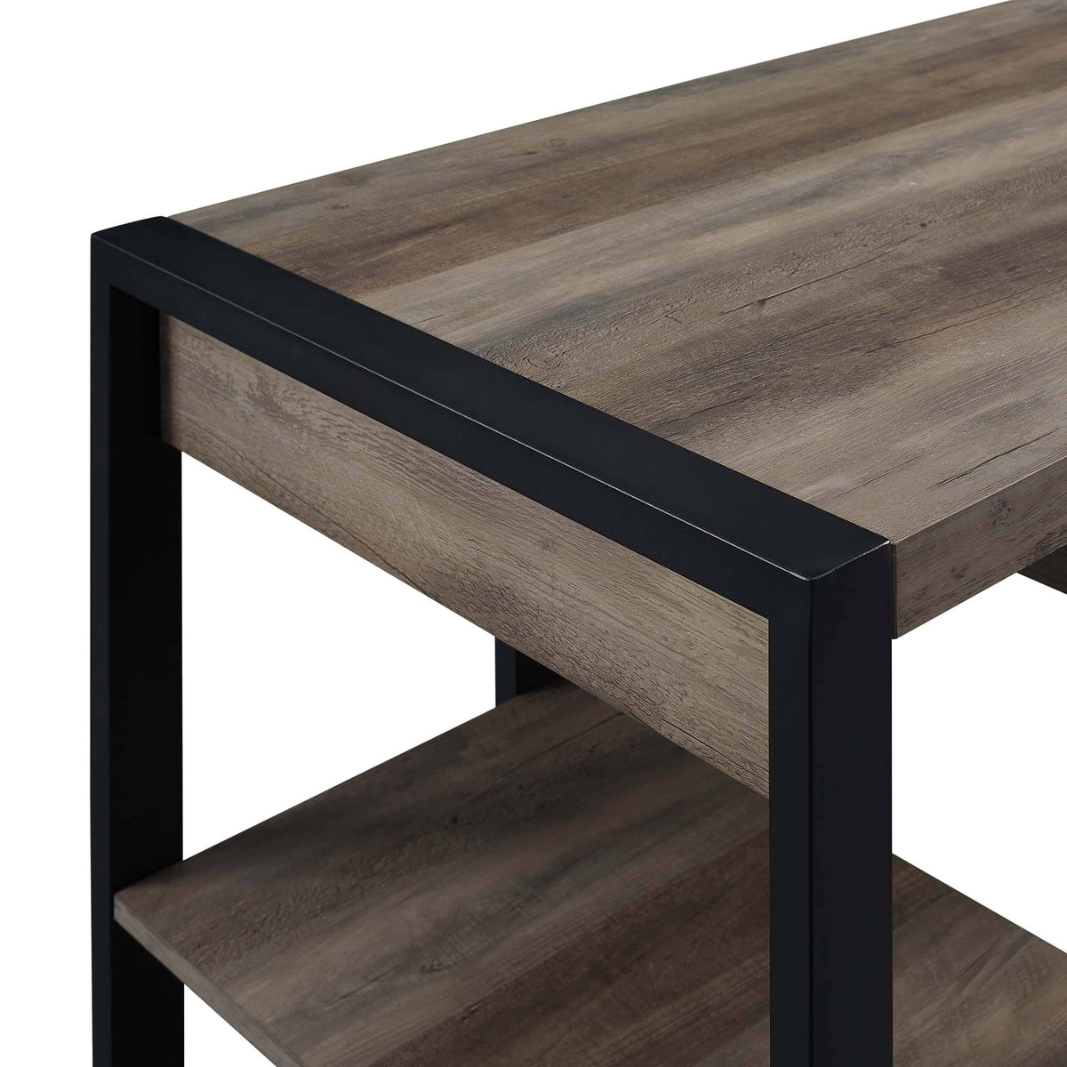Grey Wash Wood Computer Desk I49642