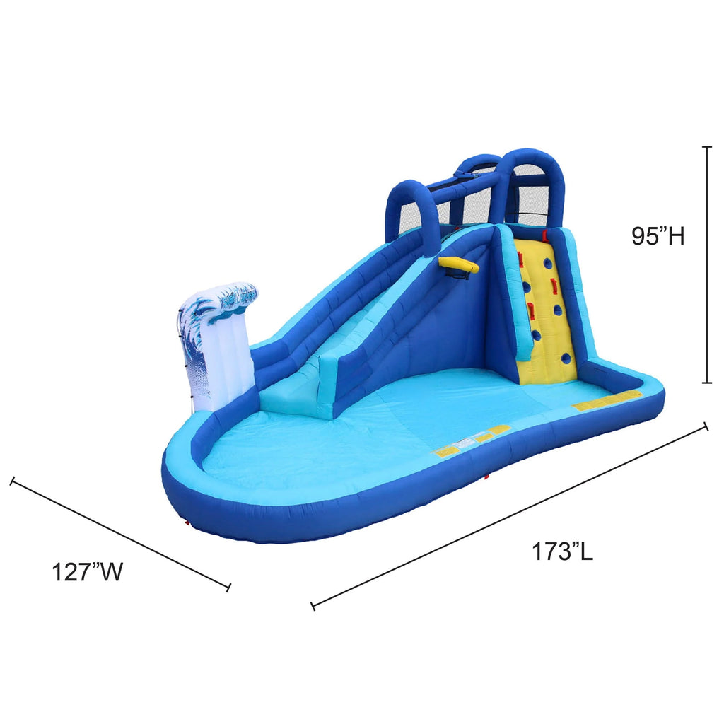Inflatable Outdoor Backyard Water Slide Splash Toy J535