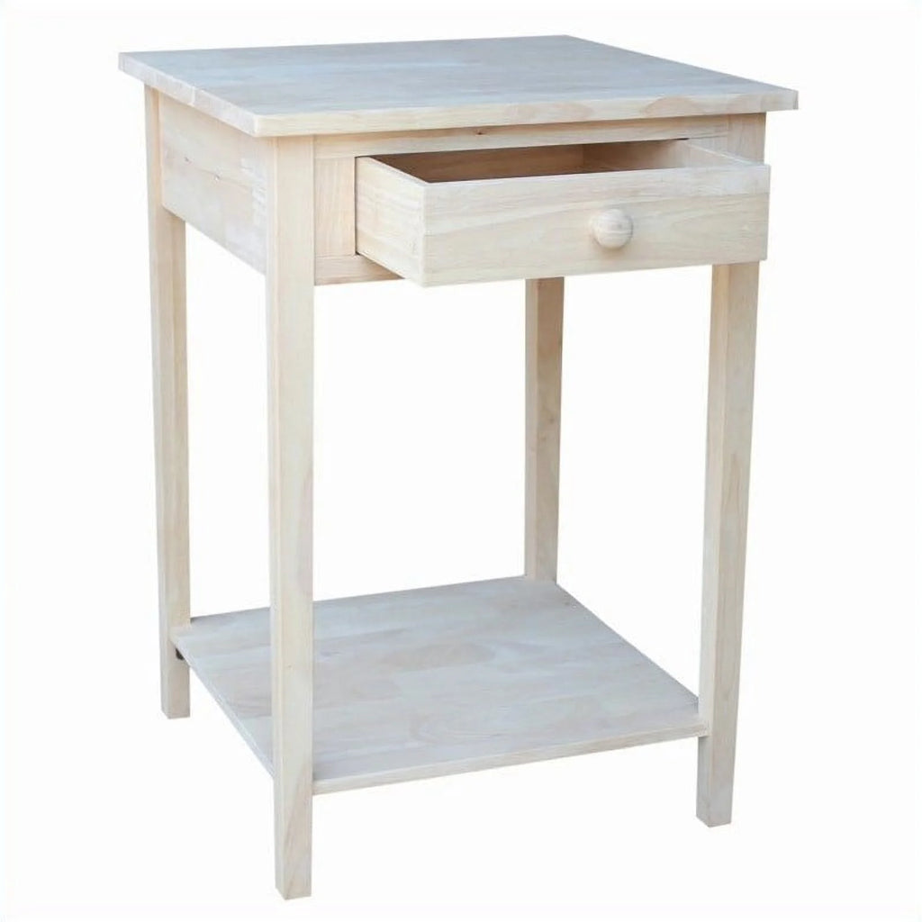 Unfinished 1-Drawer Bedside Table I98983